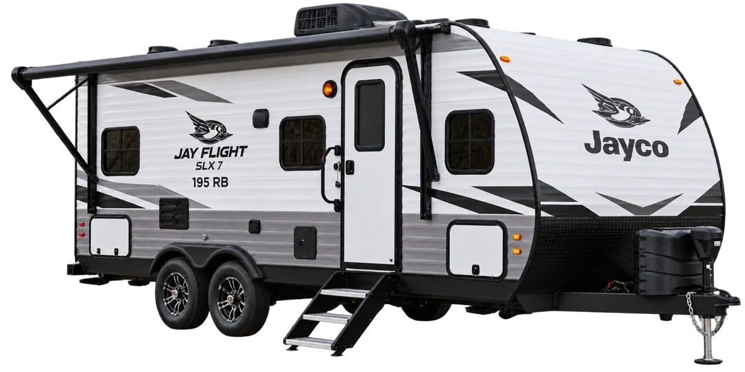 Plan de dimension de la roulotte Jay Flight SLX 7 195 RB