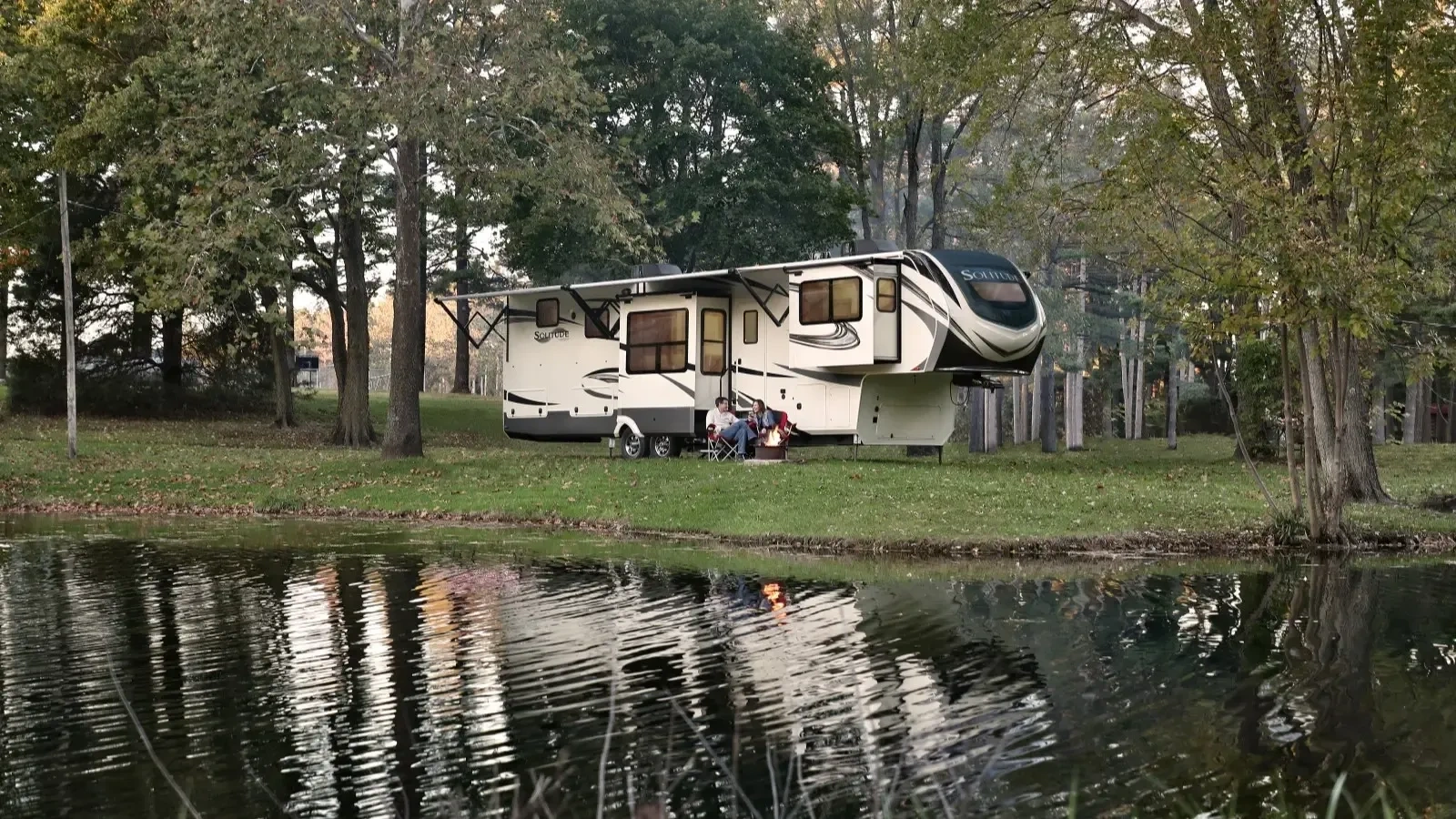 Caravane à sellette.