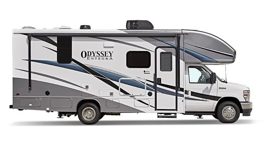 Extérieur du motorisé classe C Odyssey.