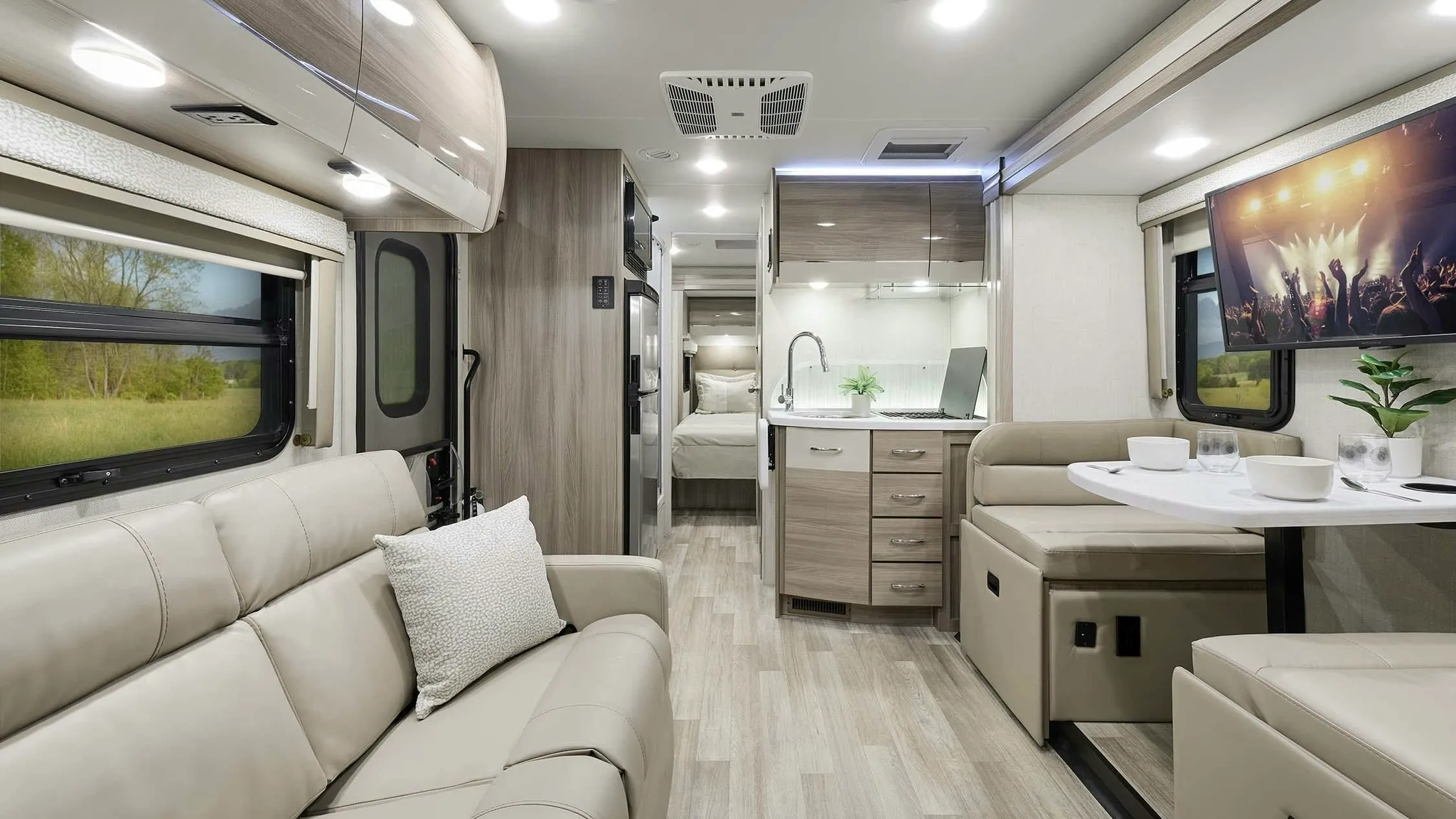 Intérieur du motorisé classe C Delano.