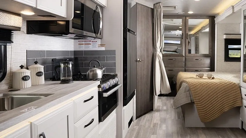 Intérieur du motorisé classe C Odyssey.