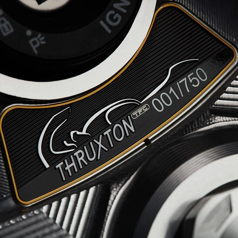 Placeholder for the numbered Triumph Factory Custom edition badge
