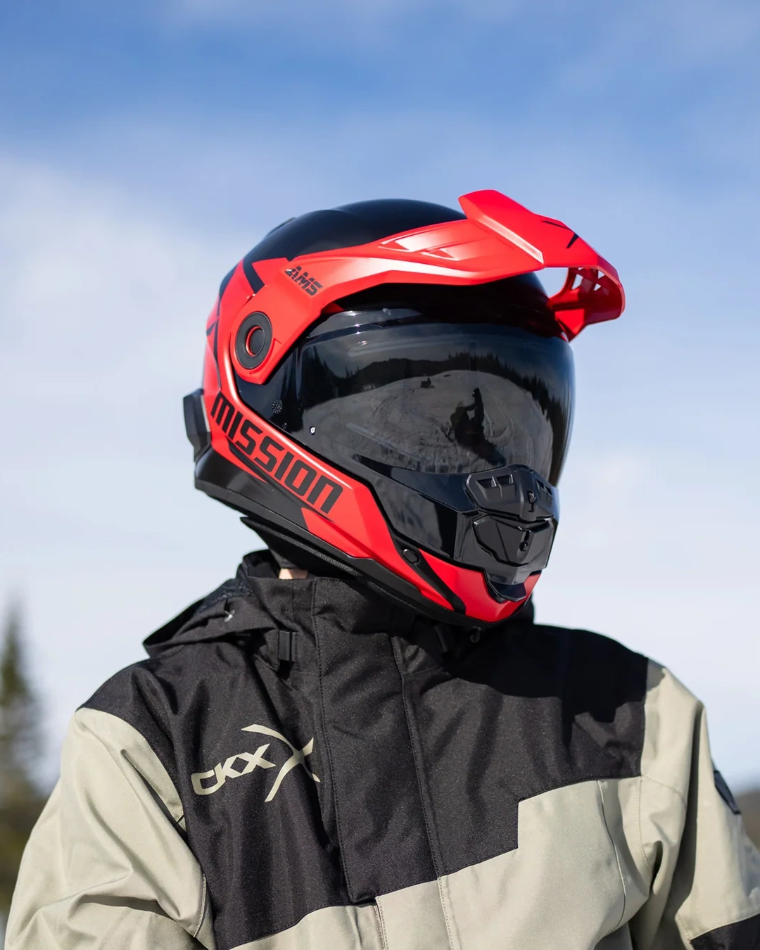 CKX Mission snowmobile helmet