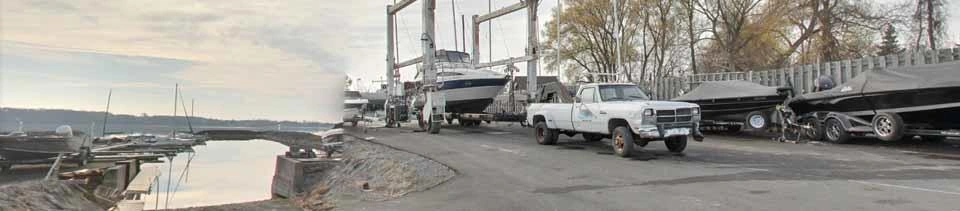 Bateaux entreposés