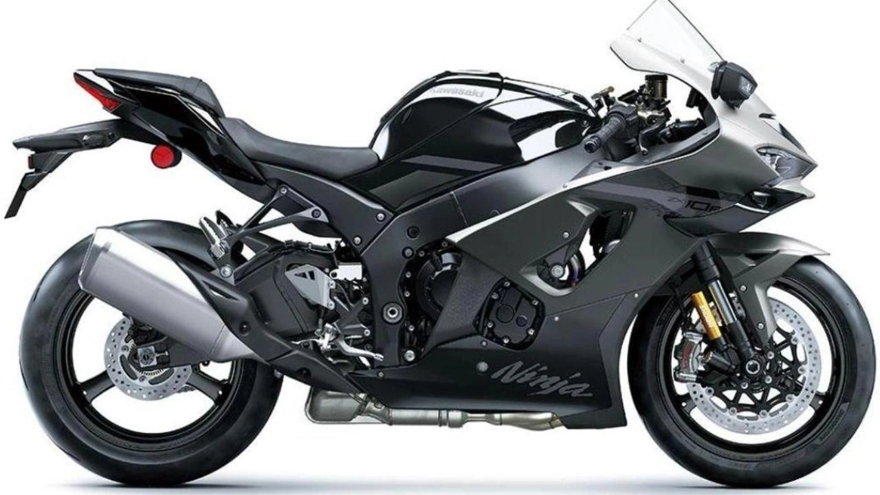 vue latérale d'une moto Kawasaki Ninja ZX