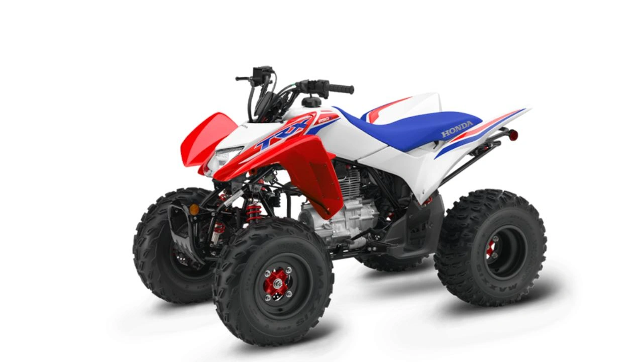 vue latérale avant d'un Honda TRX90