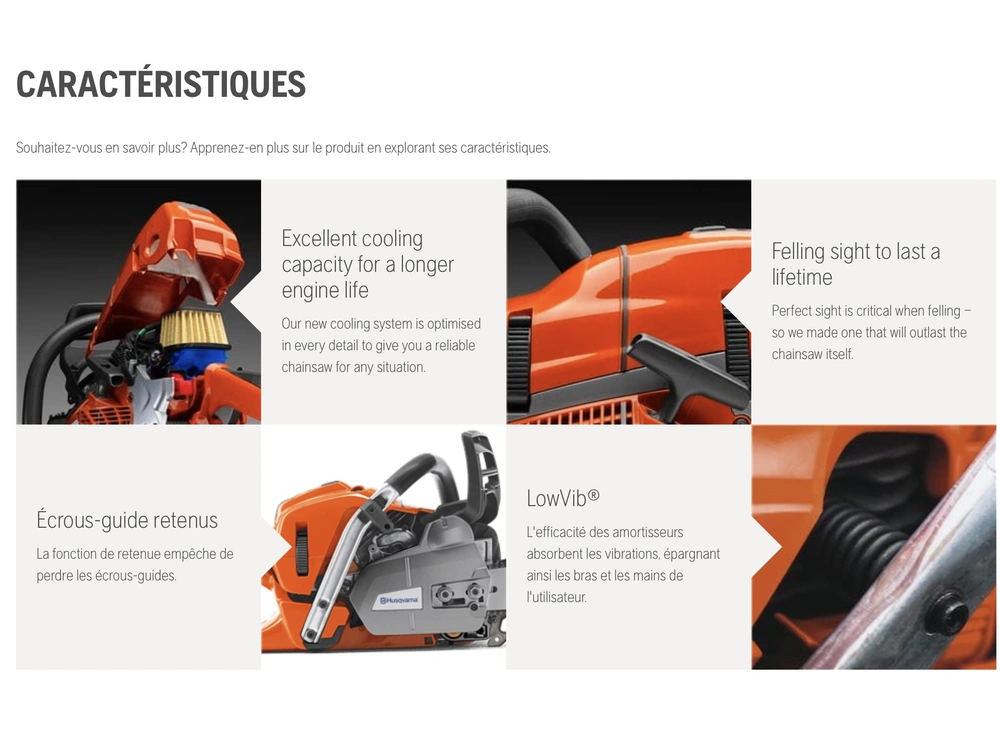 Husqvarna 550xp Mark Ll 16’’ Scie À Chaîne 2025 alt
