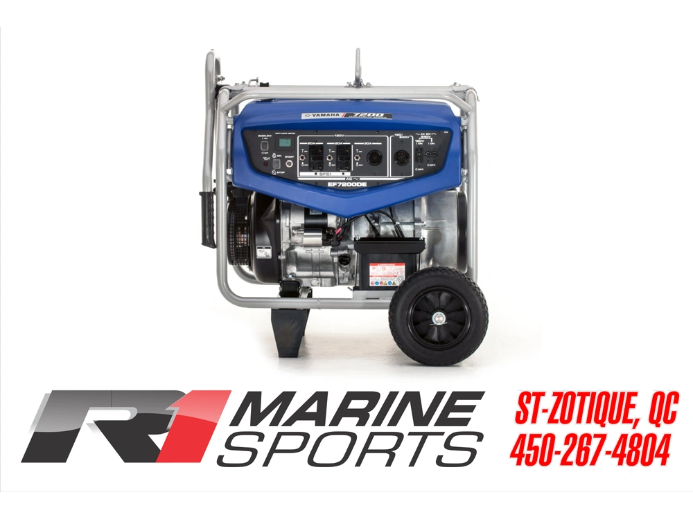 2024 Yamaha Ef7200de Génératrice - 7200 W 120v / 240v alt