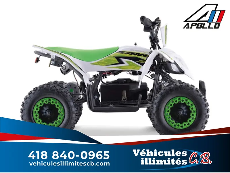2023 Apollo SANO COBRA 800 WATT VTT ÉLECTRIQUE  POUR ENFANT