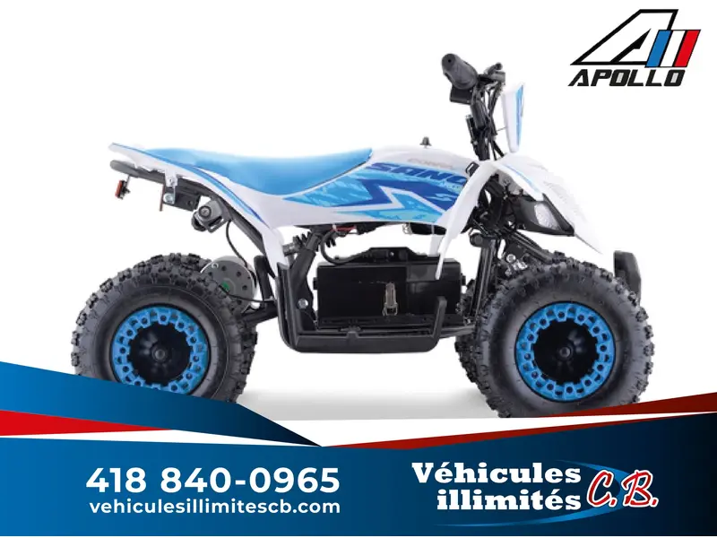 2023 Apollo SANO COBRA 800 WATT VTT ÉLECTRIQUE  POUR ENFANT