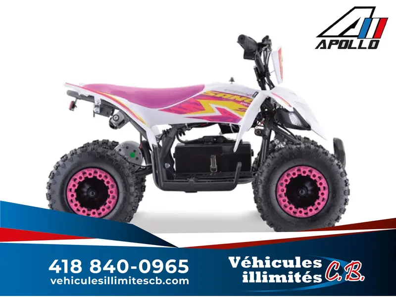 2023 Apollo SANO COBRA 800 WATT VTT ÉLECTRIQUE  POUR ENFANT