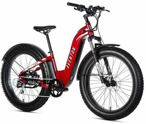 2022 Aventon Aventure Step Through Electric  Red Med/Lg