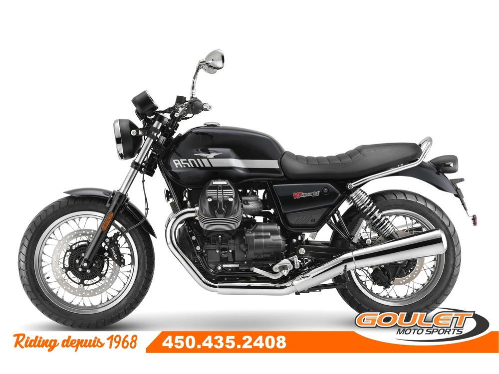 Moto Guzzi V7 Special Silver Stripe Monochrome 2024 alt