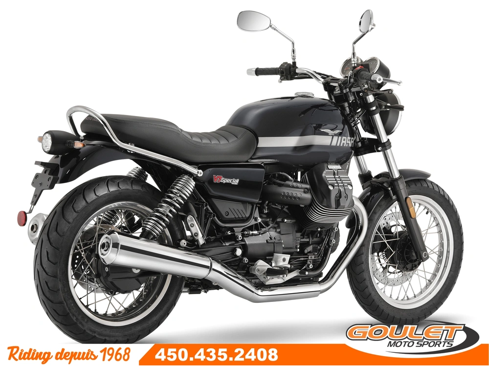 Moto Guzzi V7 Special Silver Stripe Monochrome 2024 alt