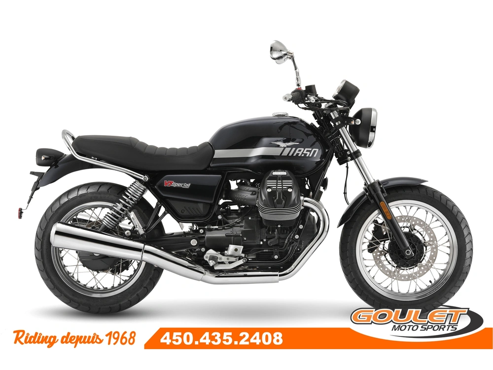 Moto Guzzi V7 Special Silver Stripe Monochrome 2024 alt