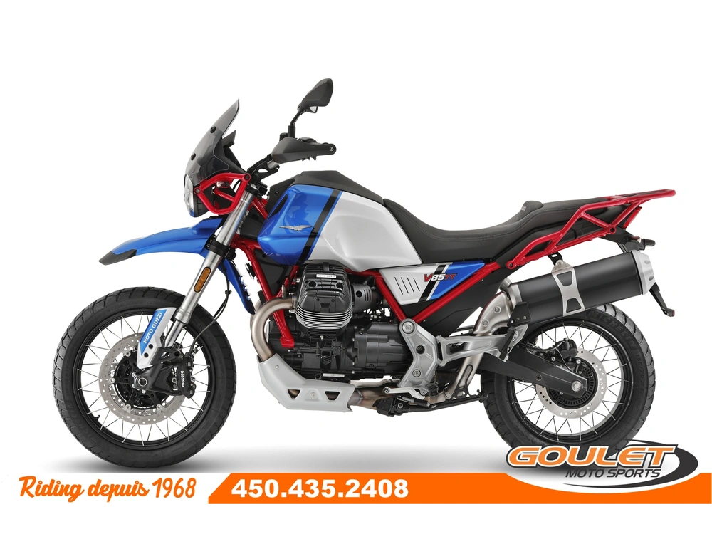 2023 Moto Guzzi V85 Tt Adventure Blu Uyuni alt