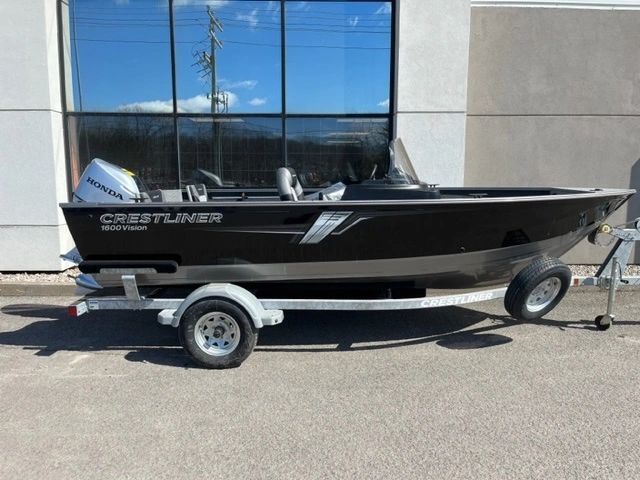 Crestliner Vision 1600 Sc Honda 60hp ***liquidation Finale *** 2023 alt