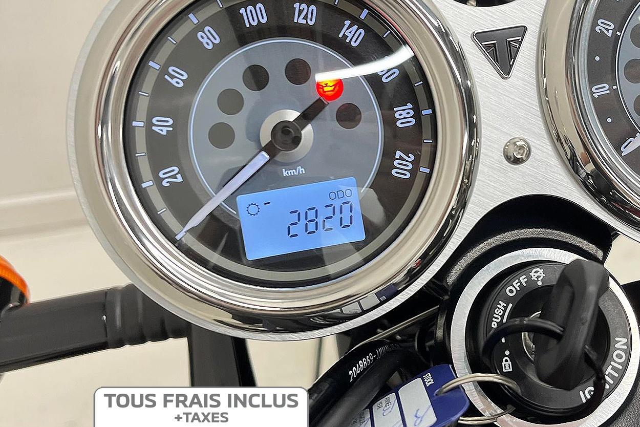 2022 Triumph Bonneville T100 ABS - Frais inclus+Taxes
