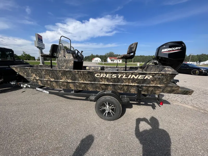 2024 Crestliner JON RETREIVER 1660 CAMOUFLAGE jet boat 40