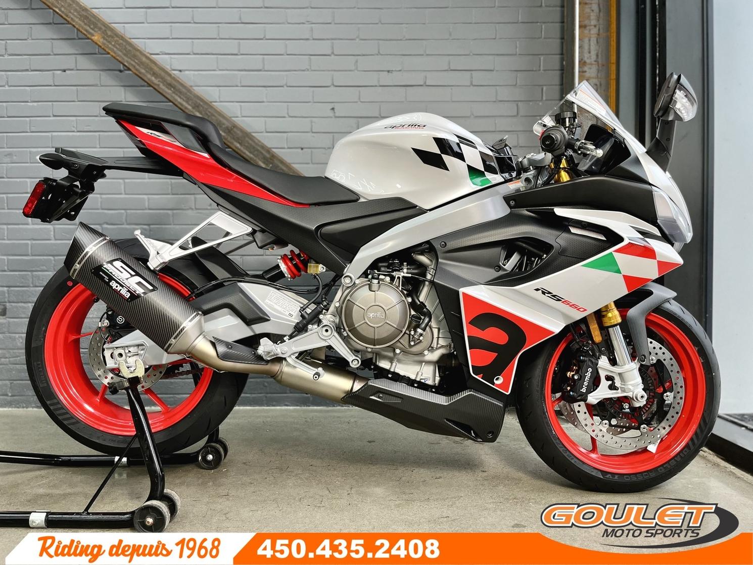 Aprilia RS 660 2024 neuf à SainteThérèse R. Goulet Moto Sport Inc.