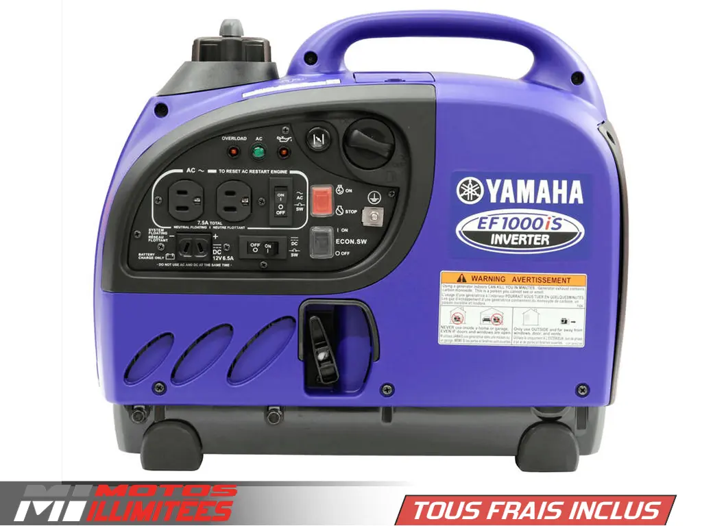 2023 Yamaha EF1000iS Frais inclus+Taxes