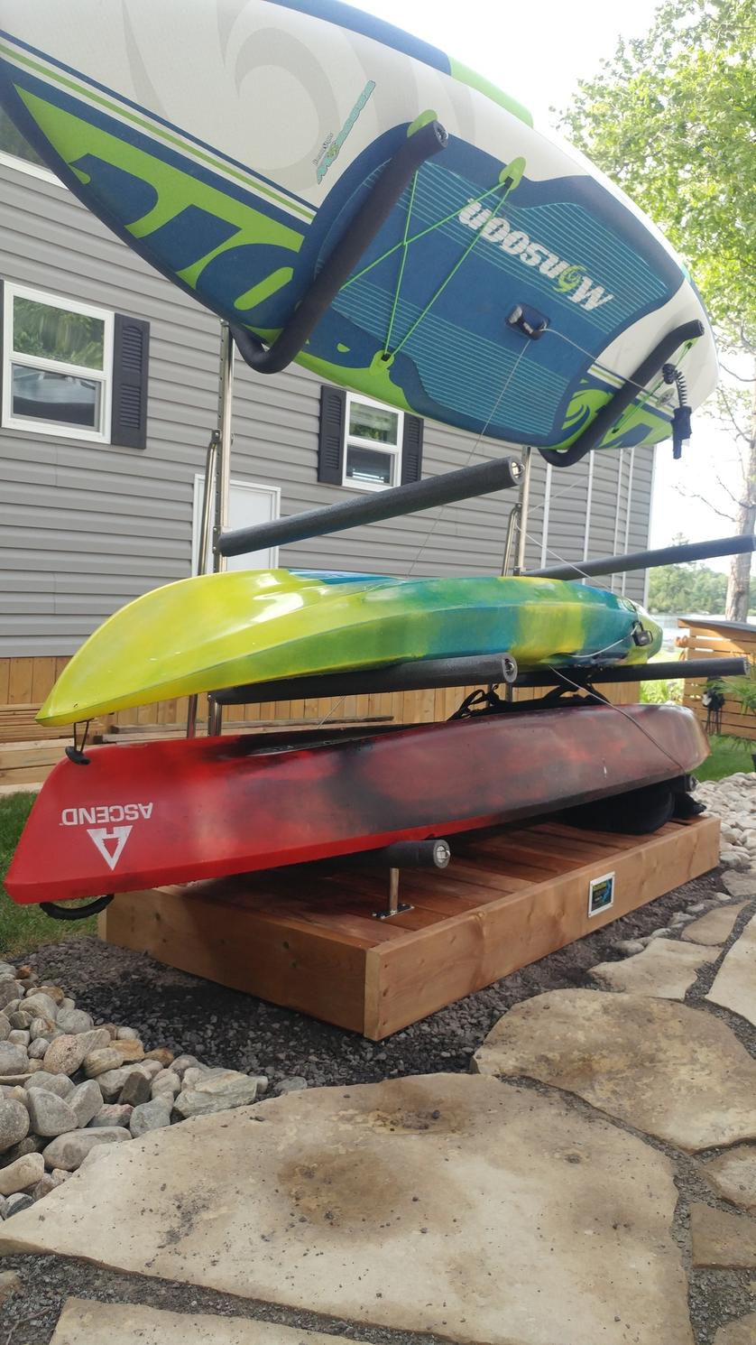 2023 Magma SUP Rack - Floor/Deck model with 2 sets Angled Arms 