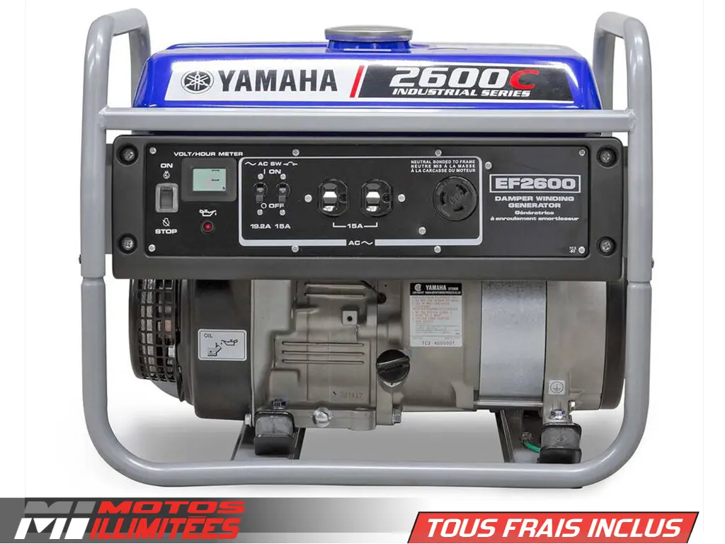 2023 Yamaha EF2600C Frais inclus+Taxes