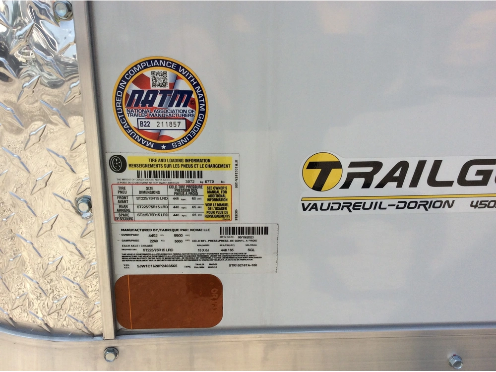 2023 Sure-trac 8.5x16 Toit Rond Rampe Blanche alt