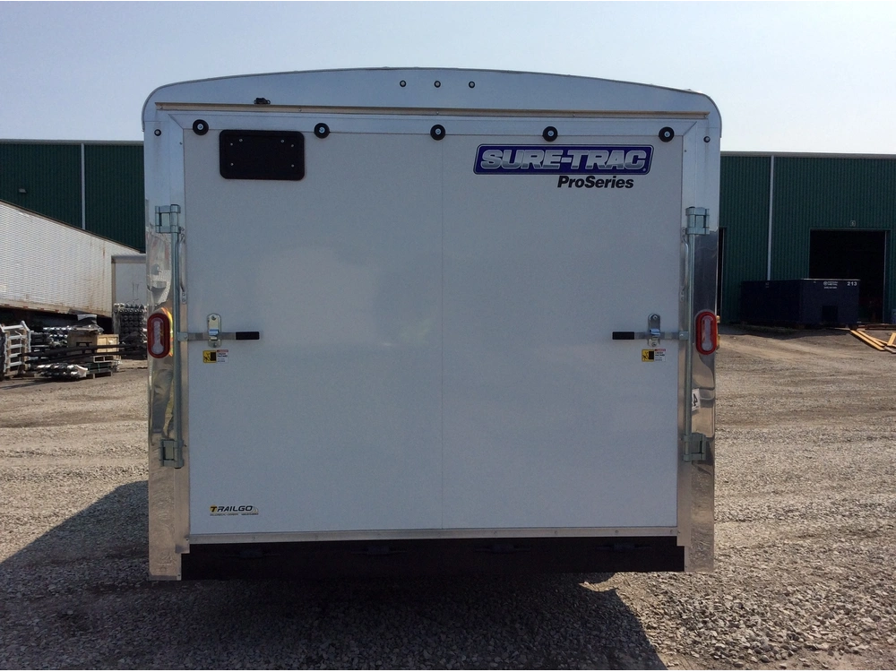 2023 Sure-trac 8.5x16 Toit Rond Rampe Blanche alt