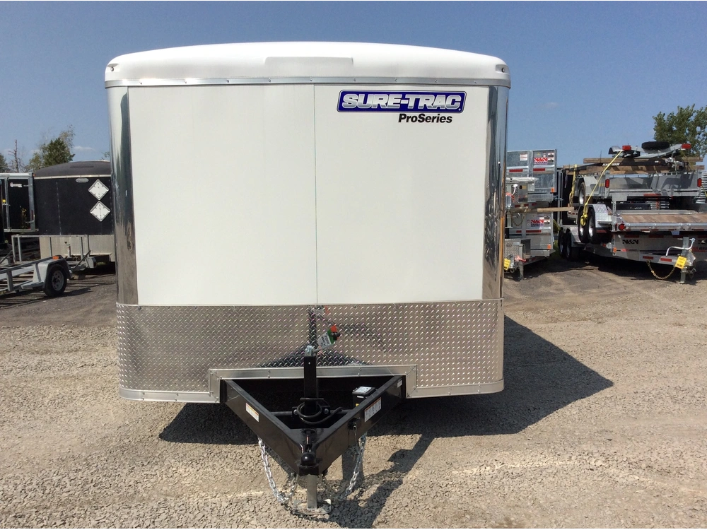 2023 Sure-trac 8.5x16 Toit Rond Rampe Blanche alt