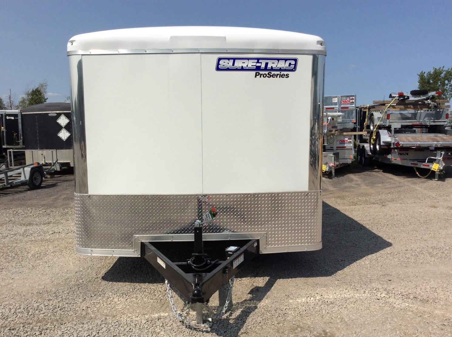 Sure-Trac 8.5X16 Toit Rond Rampe Blanche 2023