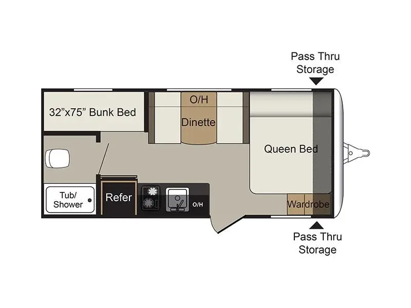 2019 Keystone RV Passport Ultra-Lite GT series 175BH