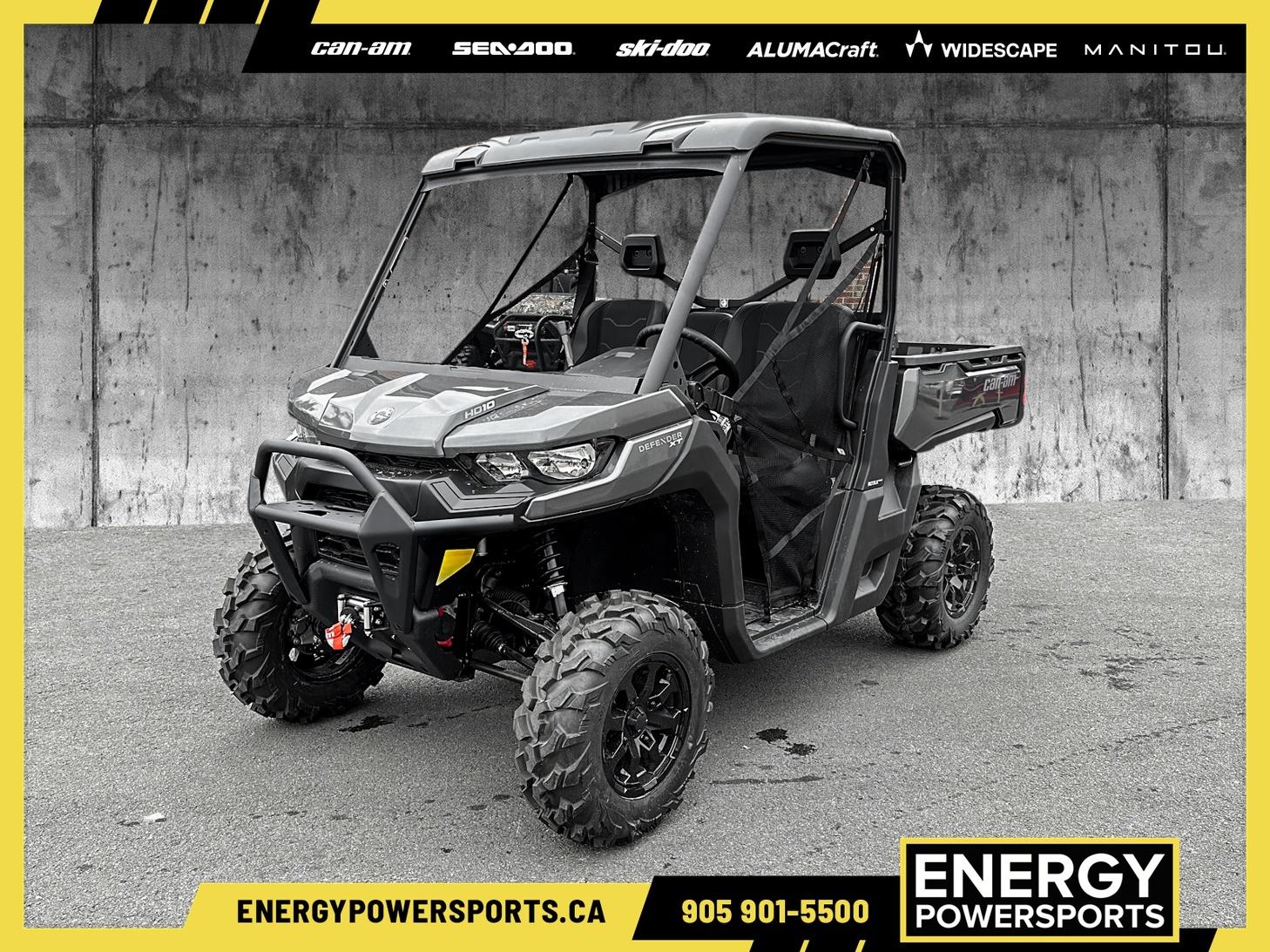 2023 Can-Am Defender XT STONE GRAY HD10 - 1.99% FINANCE AVAILABLE OAC.