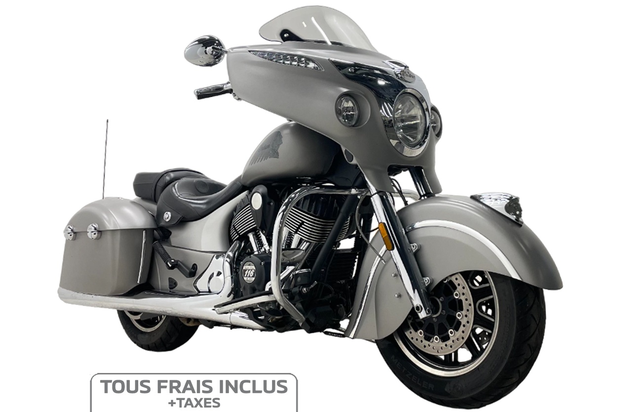 2017 Indian Motorcycles Chieftain Frais inclus+Taxes