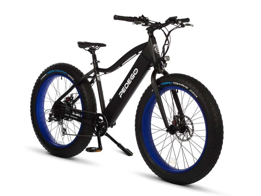 2021 Pedego 48v 14ah Trail Tracker Classic 26" Blue Rim alt