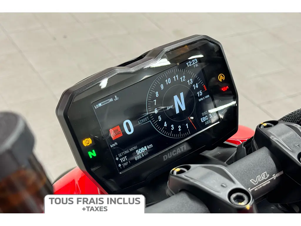 2021 Ducati Streetfighter V4 - Garantie Juin 2028. Frais inclus+Taxes