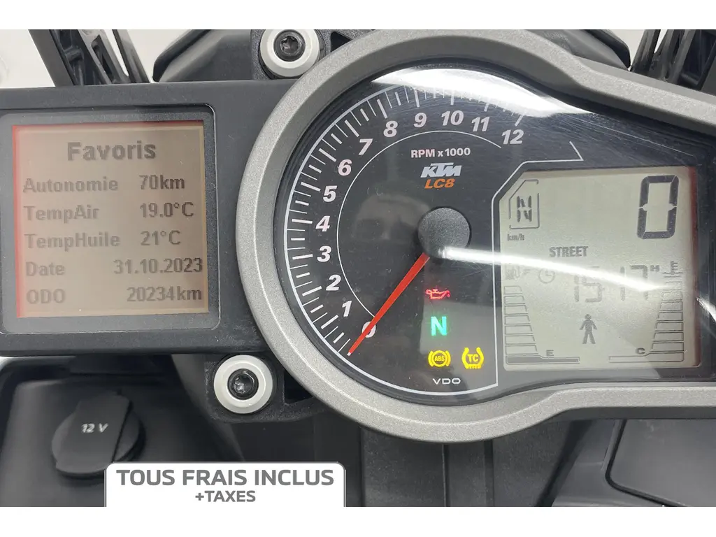 2016 KTM 1190 Adventure ABS - Frais inclus+Taxes
