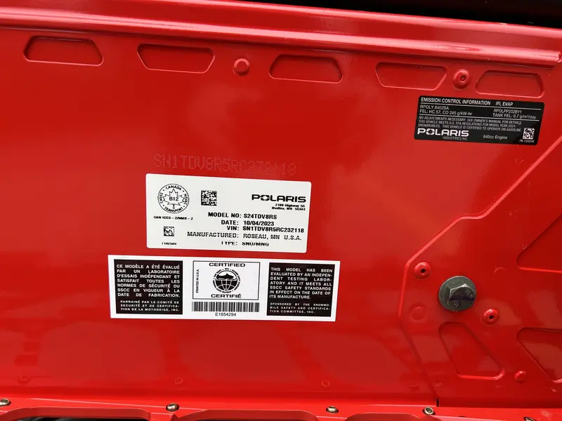 2024 Polaris 850 INDY VR1 137 DÉMO