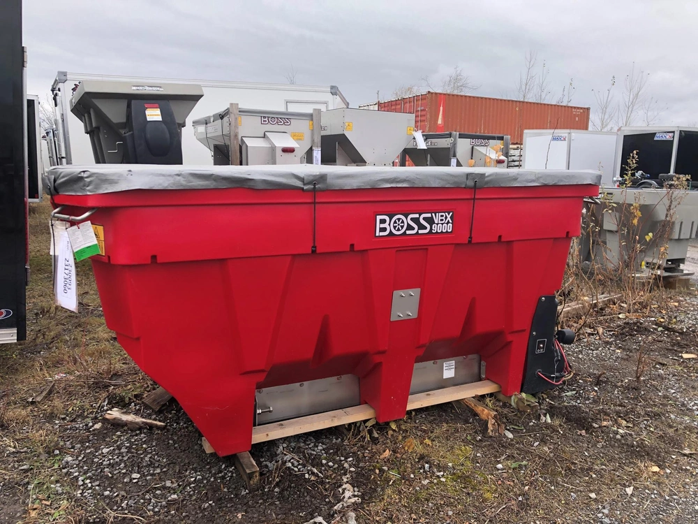 2024 Boss Snowplow V-box Spreader 9000 Pintle Chain B-vbs15310c alt