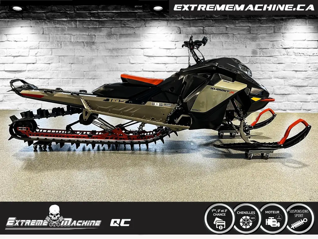 SKIDOO SUMMIT X 850 ETEC AVEC ENSEMBLE EXPERT 2022 - TRÈS PROPRE !!!