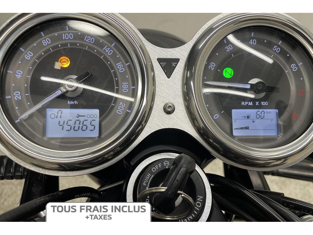 2017 Triumph Bonneville T100 Black ABS - Frais inclus+Taxes