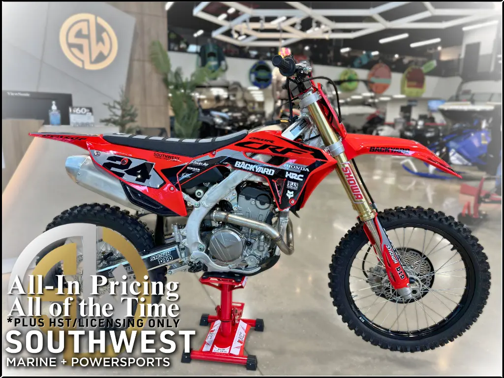 2024 Honda CRF250R with Southwest Custom Graphics & Seat Cover
