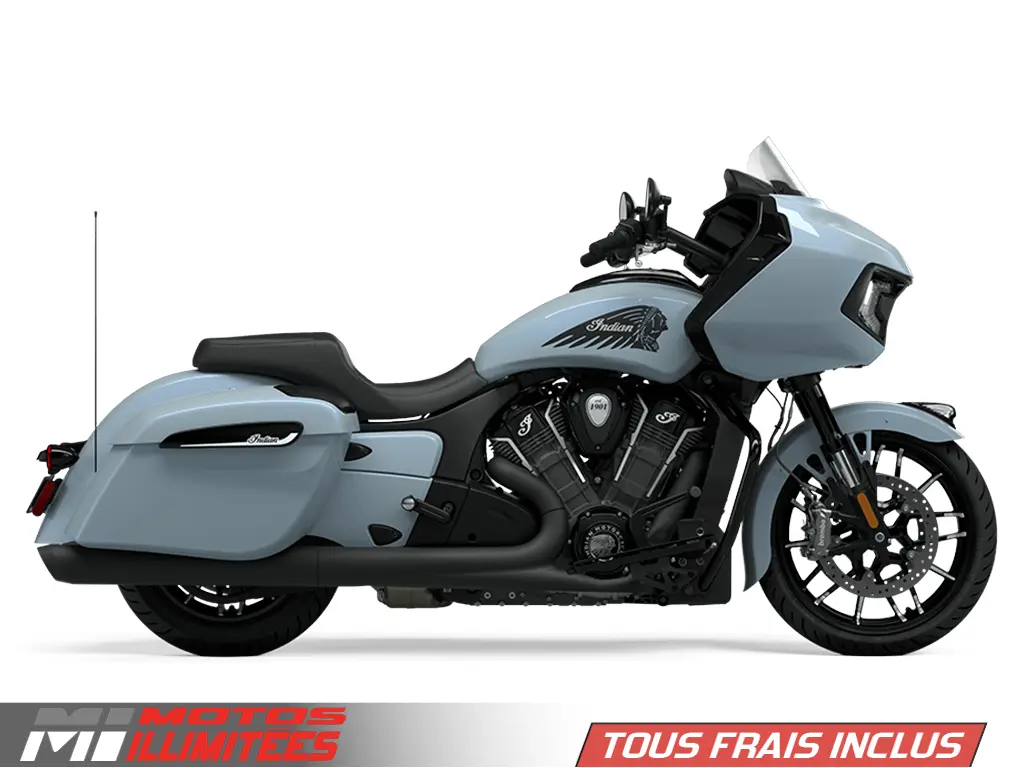 2024 Indian Motorcycles Challenger Dark Horse Icon With Powerband Audio Package Frais inclus+Taxes
