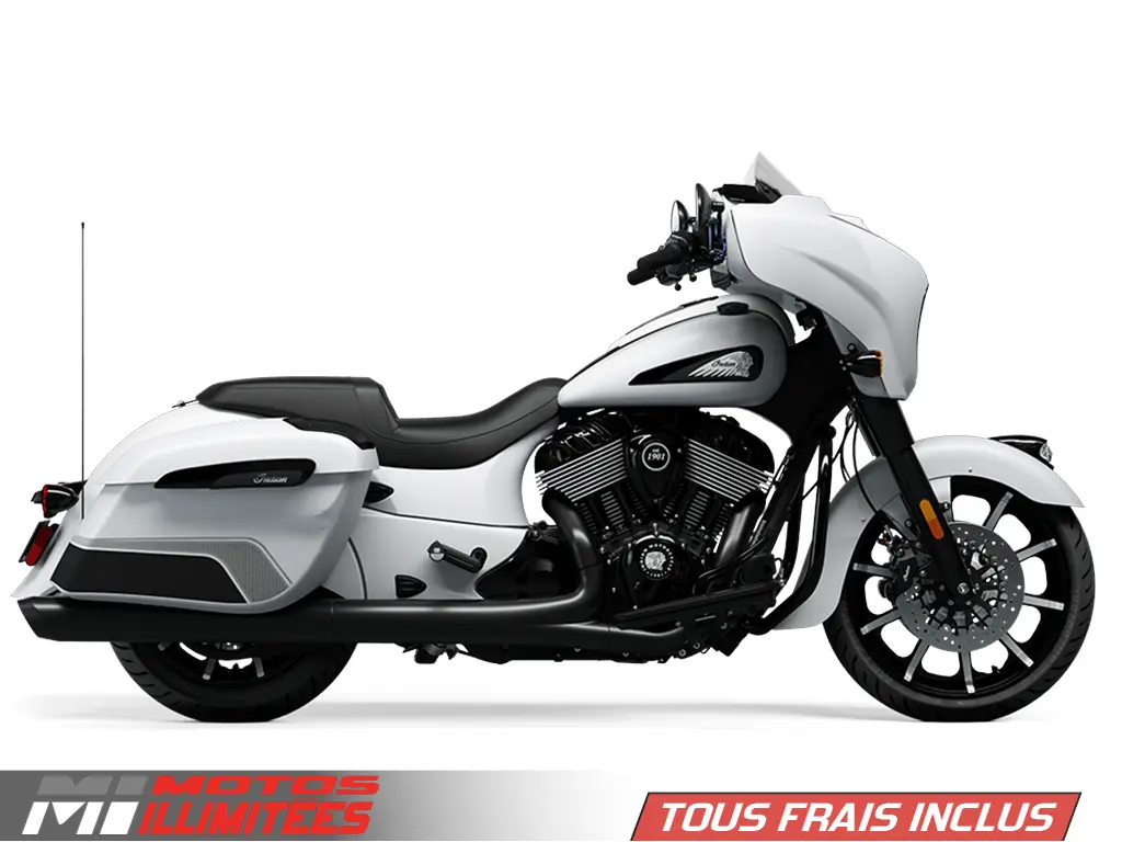 2024 Indian Motorcycles Chieftain Dark Horse With Powerband Audio Package Frais inclus+Taxes