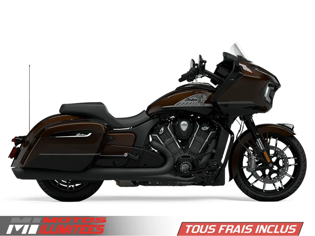 2024 Indian Motorcycles Challenger Dark Horse Icon With Powerband Audio Package Frais inclus+Taxes