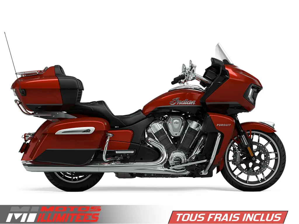 2024 Indian Motorcycles Pursuit Limited Icon With Powerband Audio Package Frais inclus+Taxes