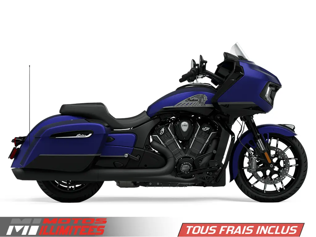 2024 Indian Motorcycles Challenger Dark Horse With Powerband Audio Package Frais inclus+Taxes
