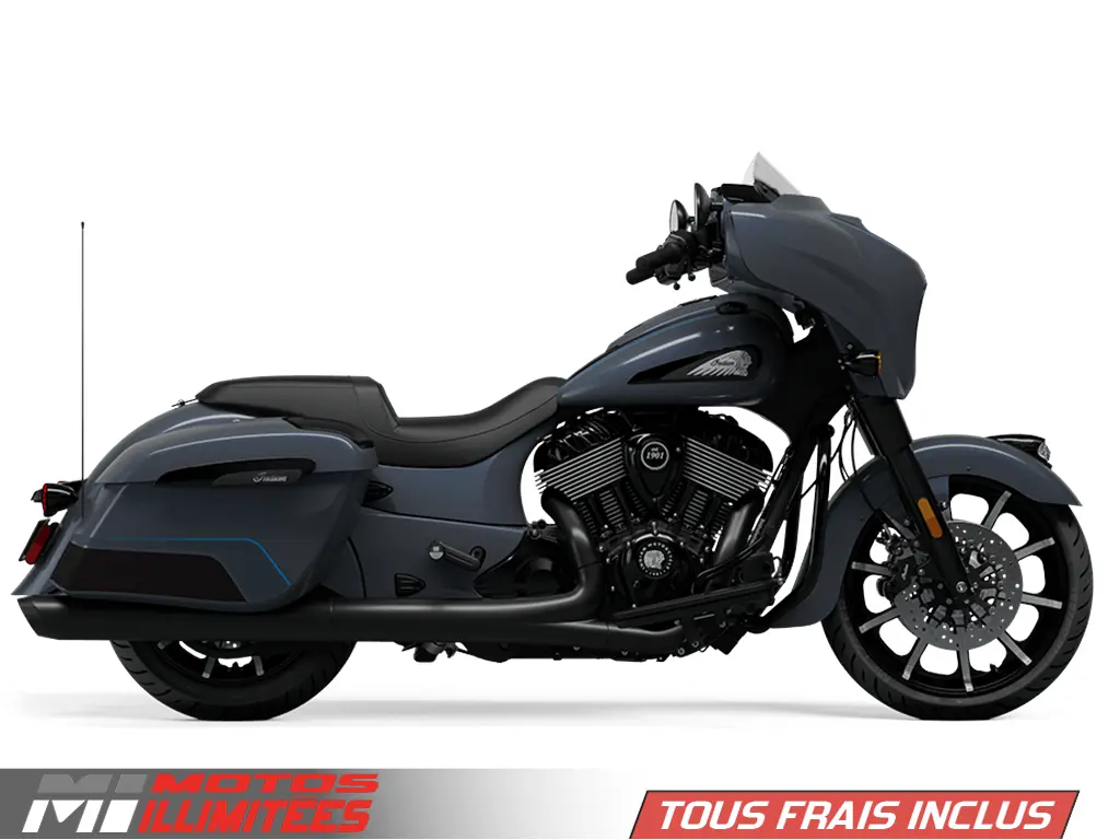 2024 Indian Motorcycles Chieftain Dark Horse Icon With Powerband  Audio Package Frais inclus+Taxes
