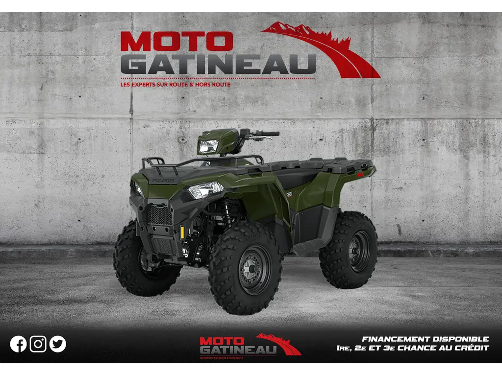 Polaris SPORTSMAN 450 H.O. 2024 neuf à Gatineau Moto Gatineau