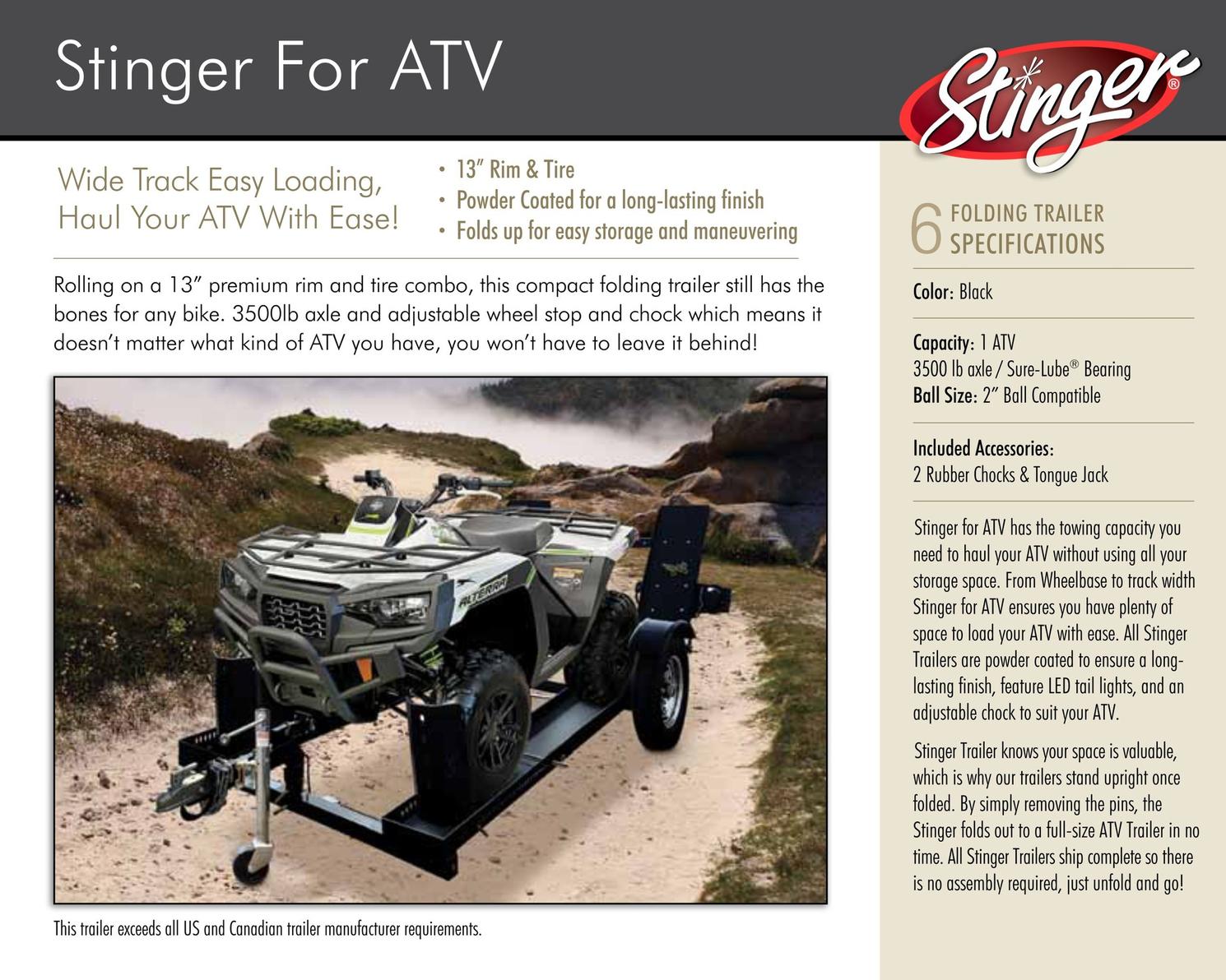 Stinger ATV TRAILER 2023 - ATV TRAILER